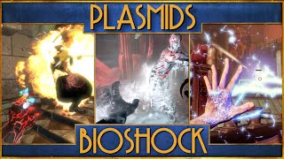 All Plasmids and Vigors of Bioshock 2007  2014 [upl. by Howe]