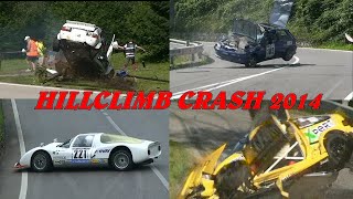 CRASH HILLCLIMB  BERGRENNEN  SALITA ANNO 2014 [upl. by Yrad]