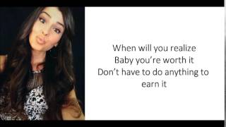 Youre Worth It  Cimorelli lyrics [upl. by Weigle61]