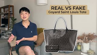 REAL VS FAKE Goyard Saint Louis Tote [upl. by Nore]