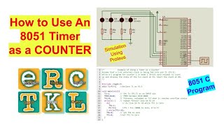 How To Use 8051 Timer as a Counter [upl. by Aniled875]