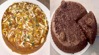 2 Easy and Quick Cake Recipes  It is so tender and moist cakesChristmas cakes [upl. by Ogdon]