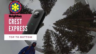 Brighton Ski Resort  Top to Bottom with Insta360 One X  Cinematic Edit [upl. by Dlanigger]