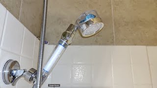 Turbo Shower Head Replacement Mineral Water Filter [upl. by Lukey]