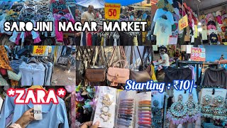 Ultimate Sarojini Nagar Market Haul  unbeatable Fashion Finds  2024  Nishu Aggarwal [upl. by Yremogtnom]