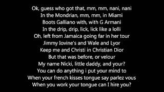 Woohoo  Christina Aguilera Ft Nicki Minaj Lyrics [upl. by Matthias]