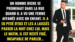 Il a permis à une femme affamée avec un enfant de passer la nuit chez lui mais le lendemain matin [upl. by Annoynek]