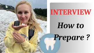 Dental School Interview How to Prepare [upl. by Pammy]