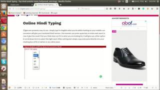 Learn Hindi Typing in one minute [upl. by Eelik]