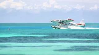 Picture Perfect Landing of a Seaplane at the Dry Tortugas [upl. by Evaleen]