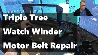 Triple Tree Watch Winder Motor Belt Repair [upl. by Riegel]