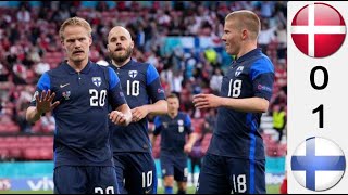 Denmark vs Finland 01  All Gоals amp Extеndеd Hіghlіghts HD  Group B UEFA Euro 2020 [upl. by Aramenta]