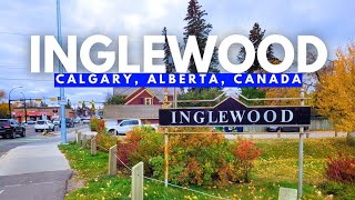 Scenic Walks Inglewood Neighbourhood Tour  Fall Autumn In Calgary Alberta 4K [upl. by Ativet]