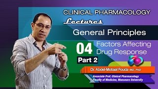 General Principles of Pharmacology Ar  04  variation in drug response  Part2 [upl. by Atinnek467]