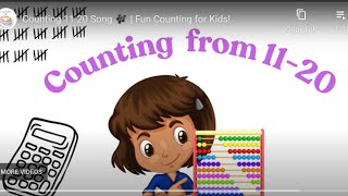 Counting 1120 Song 🎶  Fun Counting for Kids [upl. by Grimaldi]