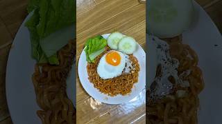 2X SPICY BUKDAK RAMEN🔥🔥🥵 shorts asmr buldak 2xspicynoodle spicy ramen koreanramen foryou [upl. by Yurik]