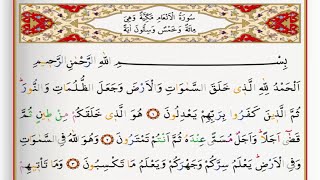 Surah Al Anam  Saad Al Ghamdi surah anaam with Tajweed [upl. by Ariaj943]