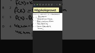 Högskoleprovet högskoleprovet enkelt studera skola matte matematik tips tricks utbildning [upl. by Akin780]