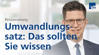 Umwandlungssatz Das sollten Sie wissen [upl. by Acilef]