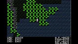 Apple II Longplay 003 Ultima II Revenge of the Enchantress Part 1 of 2 [upl. by Werd654]