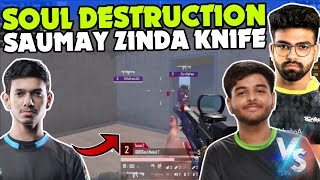 iQOOSouL Saumay Zinda Knife Omega 😳 Team SouL Domination 🥵🚀 [upl. by Idorb]