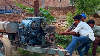 Engine started from Puli for the first time  Engine amazing video [upl. by Silevi474]