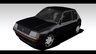 CATIA V5  Peugeot 205 GTi  Car Model CAD [upl. by Kraft]