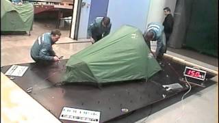 Nordisk Tents  Wind Tunnel Tests [upl. by Stieglitz]