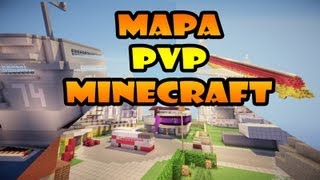 Minecraft Mapa PvP sin mods Multiples arenas  Descarga [upl. by Gabor836]