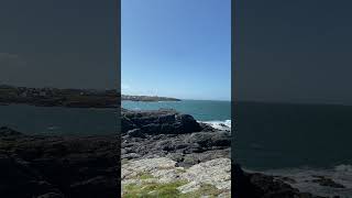 Trearddur Bay from the coastal path northwales anglesey hiking edampnat [upl. by Eolande]