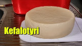 How to Make Kefalotyri Saganaki Cheese [upl. by Brianna931]