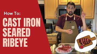 How To Sear a Ribeye Like Chef Ramsay in a Cast Iron Pan [upl. by Christalle945]