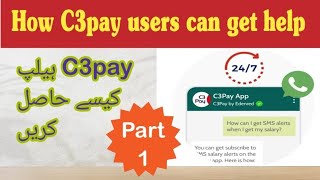 How C3pay users can get help  Instant C3 Help Without calling Yes [upl. by Dorise730]