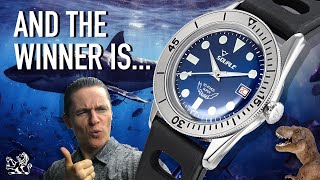 Squale Sub39 SuperBlue Dive Watch Giveaway Winner Announcement [upl. by Hannis436]