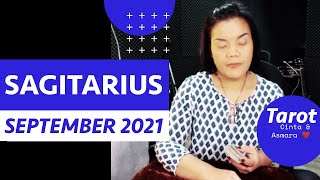 SAGITARIUS September21 Tarot Cinta amp Asmara ❤️Belum Lepas Sepenuhnya ❤️❤️Lari Dari Masalah [upl. by Ohara]