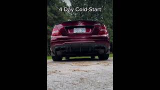 C63 amg w204 cold start carsbikesandquads automobile youtubeshorts youtube cartok [upl. by Jillana958]