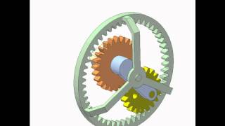 3gear planetary mechanism B [upl. by Gould41]