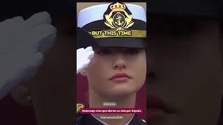 Leonor at Spains Independence Day spainroyalfamily princessofasturias viralvideos trending [upl. by Gonta]