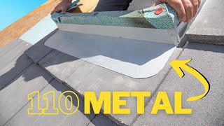 How to Install Head Wall Flashing on a Flat Tile Roof [upl. by Youlton]