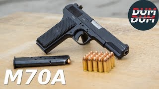 Zastava M70A opis pištolja gun review eng subs [upl. by Eanyl]