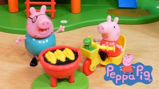 Peppa Pig Picnic adventure Peppa and George play in the mud 🐽🤭🫣😂 [upl. by Salahi]