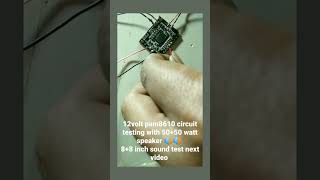 12volt pam8610 amplifier board circuit connection Next video sound testing 🔊🔊🔊 [upl. by Ankney]