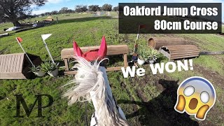 Oakford Jump Cross 80cm Course [upl. by Ovatsug546]