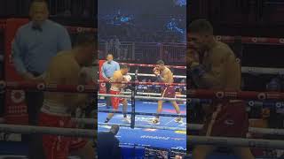 Jose Ramirez vs Arnold Barbosa Jr 7th round latino night [upl. by Lesya]