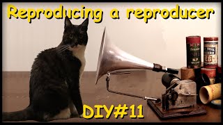 Reproducing a reproducer How to make a reproducer for an antique phonograph [upl. by Nodarb]