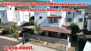 Didim Akbükte Denize 500mt 31 full eşyalı bahçeli müstakil villa [upl. by Eastlake137]