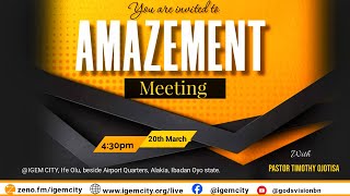 AMAZEMENT MEETING  IGEM  20TH MARCH 2024 [upl. by Jorin]