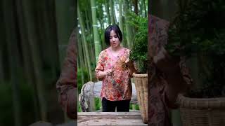 Rural life🥰✨She made bonsai tree🌲🥰Happy Life🥰😍shorts short rural youtubeshorts [upl. by Aissirac]