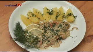 Fisch in Krensoße Rezept [upl. by Itak]