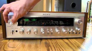 Sony STR7065 Receiver Main Demonstration [upl. by Cathee]